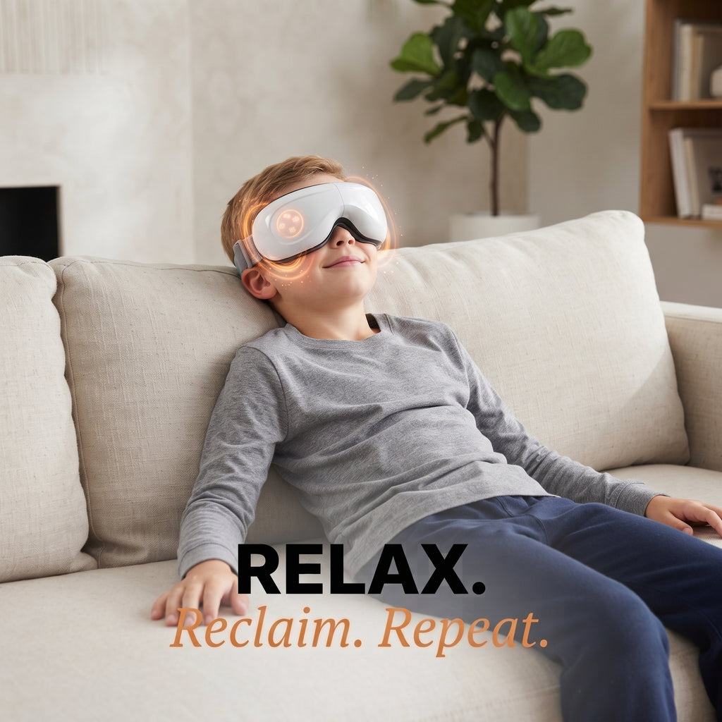 The Eye Relief Ritual You Didn't Know You Needed — Heated, Foldable, Bluetooth-Ready.