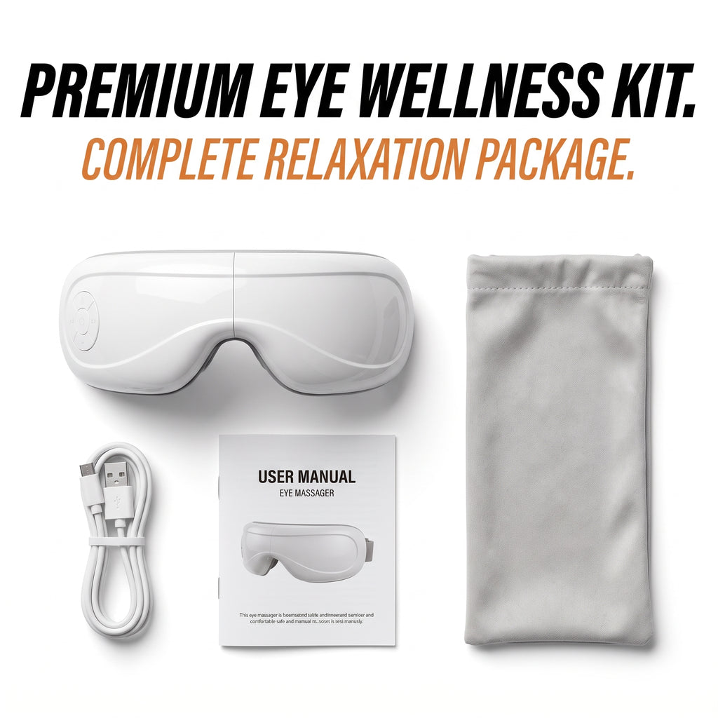 The Eye Relief Ritual You Didn't Know You Needed — Heated, Foldable, Bluetooth-Ready.