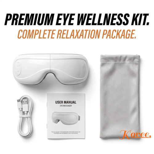 The Eye Relief Ritual You Didn't Know You Needed — Heated, Foldable, Bluetooth-Ready. Kovee