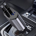 120W 4-in-1 Car Charger with Retractable Type-C Cables