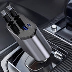 120W 4-in-1 Car Charger with Retractable Type-C Cables