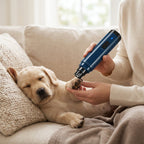 Quiet Pro Dog Nail Grinder – USB Rechargeable, 2-Speed, Cordless